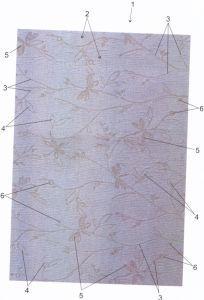 PADRAO ORNAMENTAL APLICADO EM TECIDO