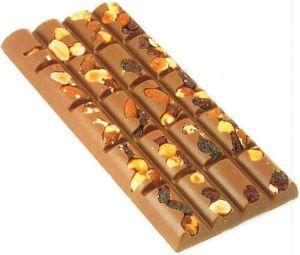 CONFIGURAÇÃO APLICADA EM BARRA DE CHOCOLATE