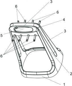 CONFIGURAÇÃO APLICADA EM SUPORTE PARA TALHERES