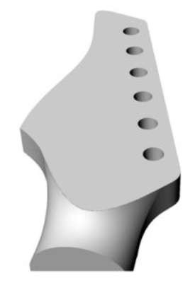 CONFIGURAÇÃO APLICADA A/EM HEADSTOCK DE INSTRUMENTOS MUSICAIS DE CORDAS