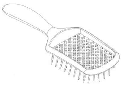 CONFIGURAÇÃO APLICADA A/EM ESCOVA PARA CABELO