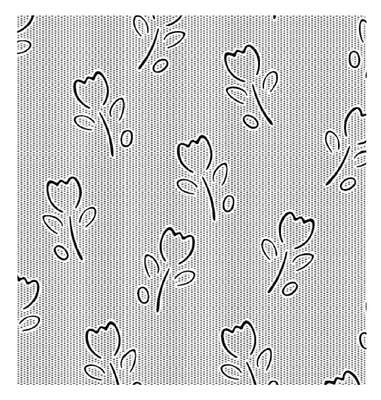 PADRÃO ORNAMENTAL APLICADO EM PAPEL HIGIÊNICO