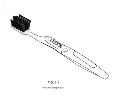CONFIGURAÇÃO APLICADA A/EM ESCOVA DE DENTES