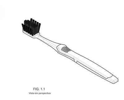 CONFIGURAÇÃO APLICADA A/EM ESCOVA DE DENTES