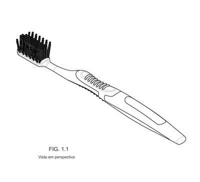 CONFIGURAÇÃO APLICADA A/EM ESCOVA DE DENTES