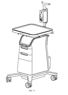 CONFIGURAÇÃO APLICADA A/EM CARRINHO DE TRATAMENTO MÉDICO