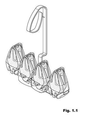 CONFIGURAÇÃO APLICADA A/EM SUPORTE PARA BLOCO SANITÁRIO