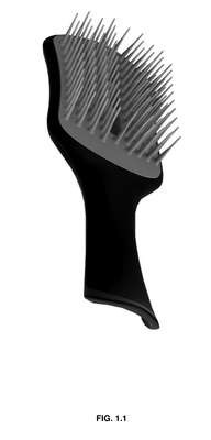 CONFIGURAÇÃO APLICADA A/EM ESCOVA DE CABELO