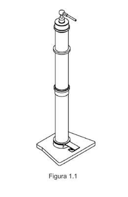 CONFIGURAÇÃO APLICADA A/EM TOTEM COM DISPENSADOR PARA ALCOOL GEL
