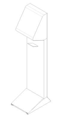 CONFIGURAÇÃO APLICADA A/EM TOTEM COM DISPENSADOR PARA ÁLCOOL GEL