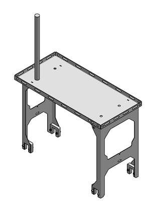 CONFIGURAÇÃO APLICADA A/EM MESA DE INSTRUMENTOS PARA MACA