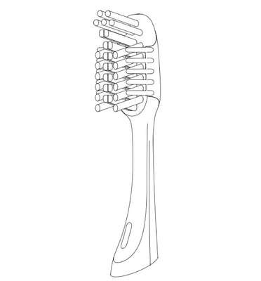 CONFIGURAÇÃO APLICADA A/EM CABEÇA DE ESCOVA DE DENTES