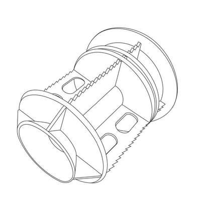 CONFIGURAÇÃO APLICADA A/EM BUCHA PARA ROLO DE PINTURA