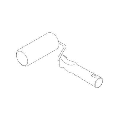CONFIGURAÇÃO APLICADA A/EM ROLO DE PINTURA