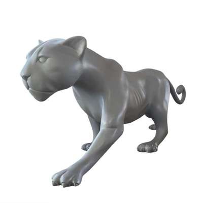 CONFIGURAÇÃO APLICADA A/EM ESCULTURA DE JAGUAR