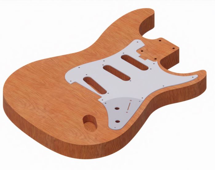 CONFIGURAÇÃO APLICADA A/EM CORPO DE GUITARRA