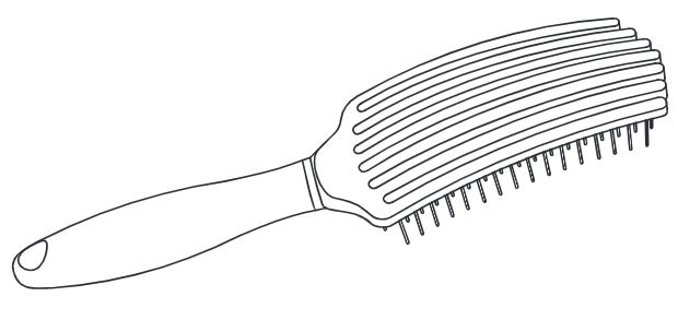 CONFIGURAÇÃO APLICADA A/EM ESCOVA DE CABELO