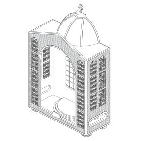 Edifícios em miniatura [exceto brinquedos]