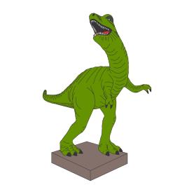 Estátua de Dinossauro