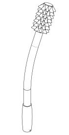 Dispositivo para higiene capilar com extensor