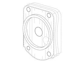 FLANGE DE MONTAGEM DE BOMBA