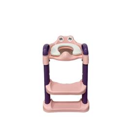 Assento infantil com escada para vaso sanitário