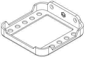 Suporte de parede para roteadores 