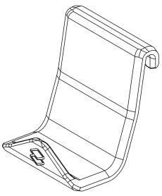 Suporte  para controle de console multimídia