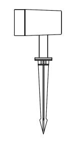 LUMINÁRIAS DE CHÃO