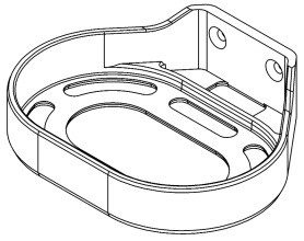 Suporte de parede para roteador