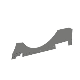 Suporte para vidros blindados automotivos