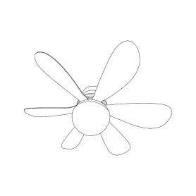 VENTILADORES DE TETO COM LÂMPADA