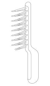 Variação 1 : Escova de cabelo
