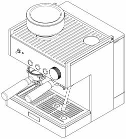 Variação 1 : MÁQUINA DE CAFÉ EXPRESSO
Variação 2 : MÁQUINA DE CAFÉ EXPRESSO