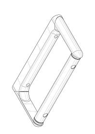 Variação 1 : Suporte para rolos de papel de cozinha
