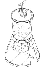 Variação 1 : CONJUNTO DE RECIPIENTE DE COLETA DE GORDURA DE LIPOASPIRAÇÃO
