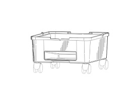 Variação 1 : Base para balde de rolo de pintura

