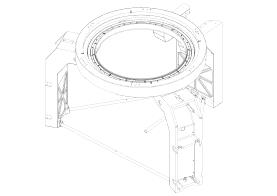 Estrutura base para máquina de tecelagem circular