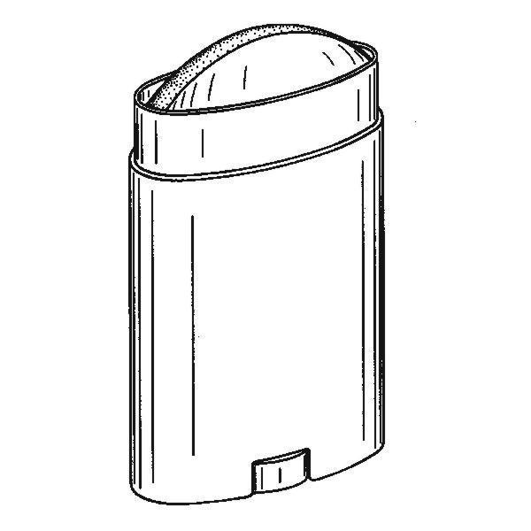 RECIPIENTE DE DESODORANTE E/OU ANTIPERSPIRANTE COM PRODUTO.