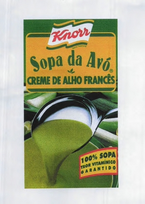 SOPA DA AVÓ - CREME DE ALHO FRANCÊS