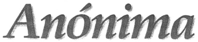 ANÓNIMA