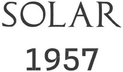 SOLAR 1957