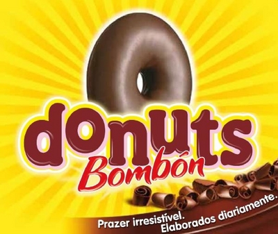 DONUTS BOMBÓN PRAZER IRRESISTIVEL. ELABORADOS DIARIAMENTE