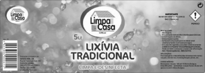 LIXÍVIA TRADICIONAL LIMPA CASA - LIMPA E DESINFECTA 5LT