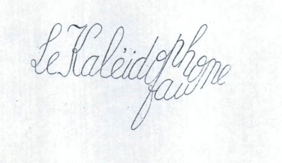 LE KALEIDOPHONE
