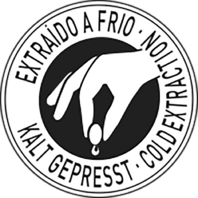 EXTRAÍDO A FRIO . COLD EXTRACTION . KALT GEPRESST