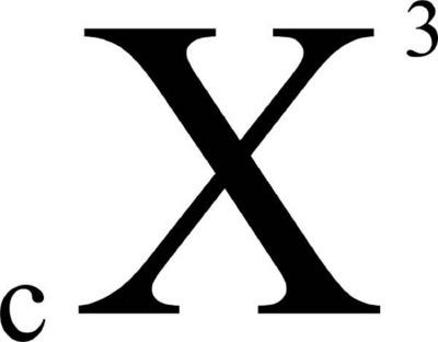 C X 3