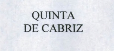 QUINTA DE CABRIZ
