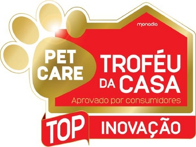 MONADIA PET CARE TROFÉU DA CASA APROVADO POR CONSUMIDORES TOP INOVAÇÃO