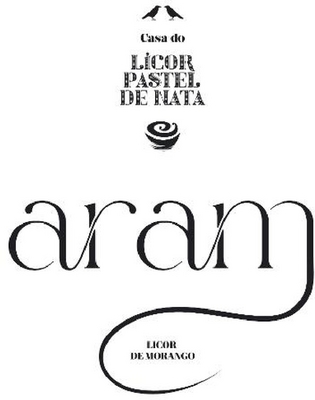 CASA DO LICOR PASTEL DE NATA ARAM LICOR DE MORANGO